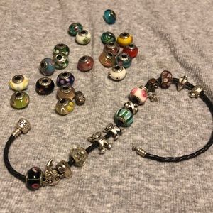 Pandora Leather Wrap Bracelet